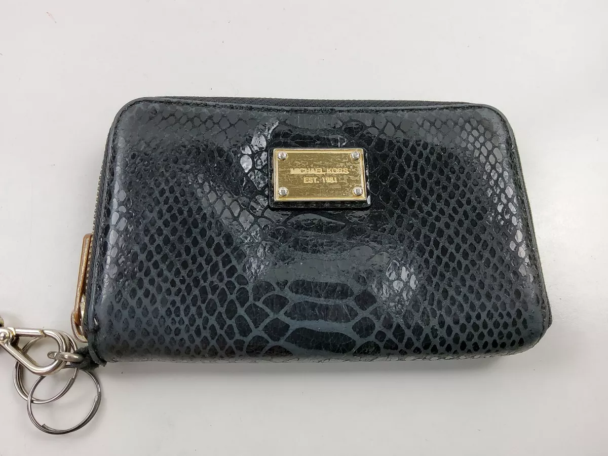 Michael kors top snakeskin wallet