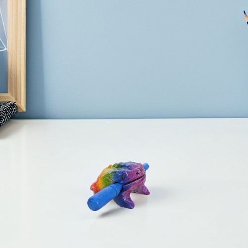 Solid Wood Toad Travel Frog Musical Instrument Noise Maker - 第 3/12 張圖片