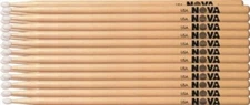 1 Brick of 12 Pairs Vic Firth NOVA 5A Drumsticks - NYLON TIP Choice of 3 Colours