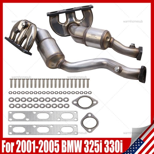 Catalytic Converters Left & Right For BMW 20042006 X3/20012002 Z3