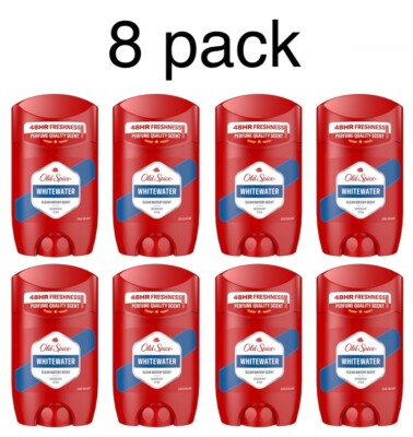 8 pieces OLD SPICE WHITEWATER  Deodorant stick for men 1.7 fl.oz / 50 ml