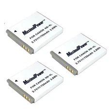 MaximalPower Camera Battery For CANON NB-4L NB4L PowerShot SD30 SD40 SD200 SD300