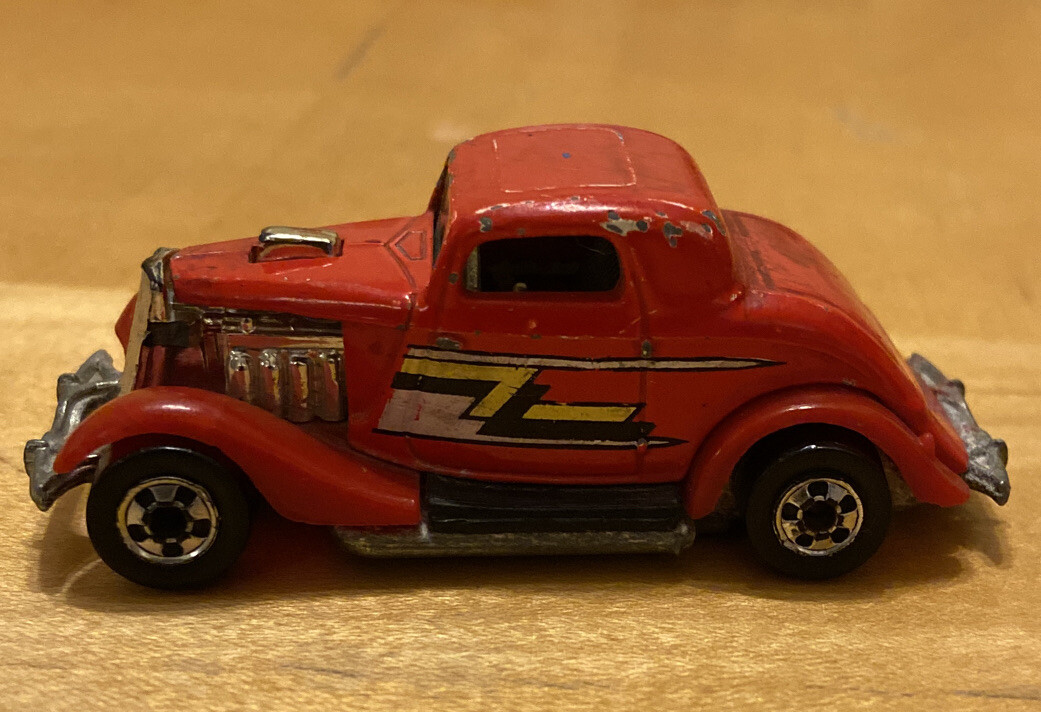 Vintage 1987 Hot Wheels ZZ Top Eliminator 3Window '34 Ford Rare