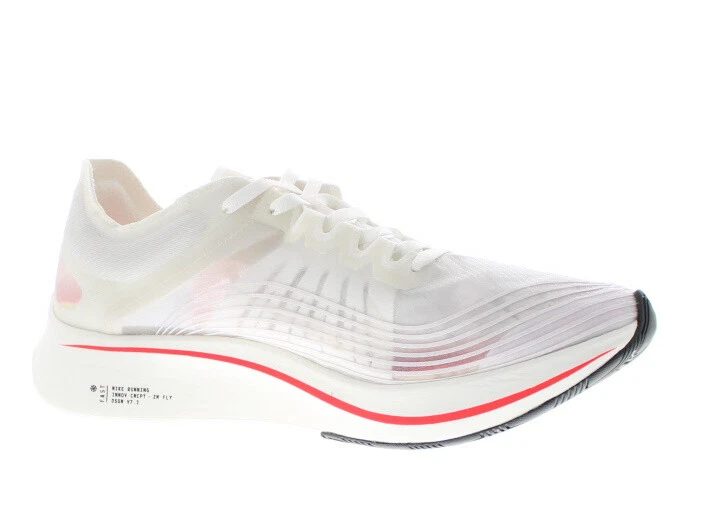 NIKE ZOOM FLY SP aj9282-106 white/sail-bright crimson US9.5 Unworn
