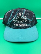 ESX Pro Gamer Youth Hat Baseball Cap Adjustable One Size Black Blue