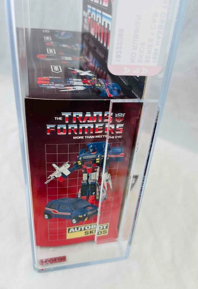 Transformers Original G1 1984 AFA 75+ Skids Pre Rub MOSC MIB 75/90/80 - Image 3 of 4