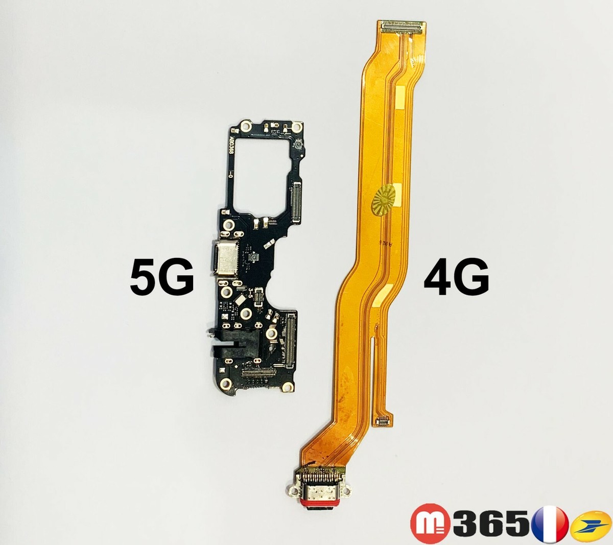 Connecteur De Charge USB-C + Jack 3.5mm Pour Oppo Reno5 - Pièce De Remplacement Neuve