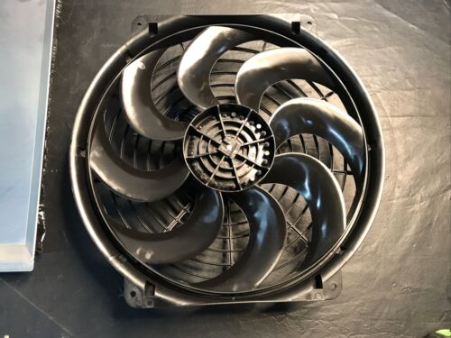 73724 - Flex-A-Lite Syclone 16" S-Blade Electric Fan and 24 x 19.5" Shroud Kit - Picture 9 of 12