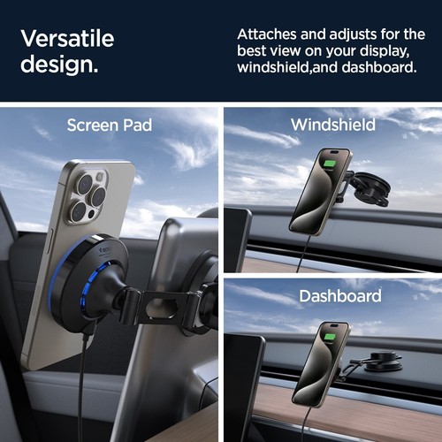 Spigen OneTap Pro 3 CryoMax™ Dashboard Car Mount | ITS35WC Mag Fit - 第 8/8 張圖片