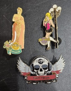 Hard Rock Cafe Lot Of 3 Enamel pins lot #7