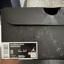 Jordan Air Jordan 4 Retro Black Cat 2025 Nubu...