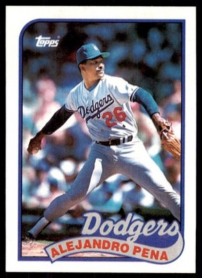1989 Topps Alejandro Pena Baseball Cards #57