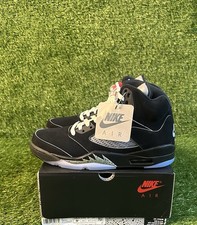 DS Air Jordan 5 Retro OG Black/White-Metallic Silver Sz 9.5 Reimagined