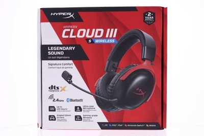 HyperX Cloud III S Wireless - Black/ Red