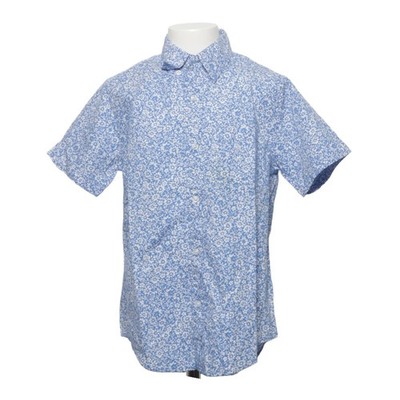 Crewcuts, Kurzarmhemd, Größe: 140, Blau/Weiß, Baumwolle/Elasthan, Blumen #JiG