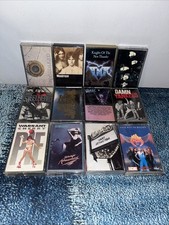 Cassette Tape Lot 12 Rock Metal Hair Bands 80s 90s White Lion Scorpion TNT