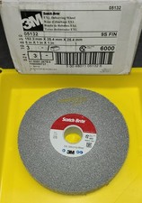 3M 05132 Scotch-Brite EXL Deburring Wheel, XL-WL, 9S Fine, 6 in