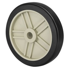 8" Universal Air Compressor Wheel with 0.8" Hole for Easy Mobility, Beige