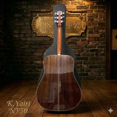 【希少3ピースバック/ケース付き】K. Yairi NT50 1985年製ヤイリ Acoustic Guitar K. Yairi NT50 Natural Tone Japan Made in 1985 with