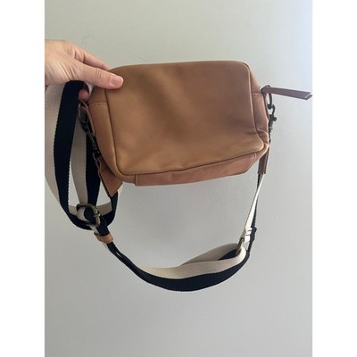 Tan Crossbody Camera Bag Small Granola Hipster Casual Everyday Purse Normcore