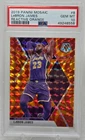 2019 Mosaic Reactive Orange Refractor LeBRON JAMES CARD PSA 10 GEM MINT
