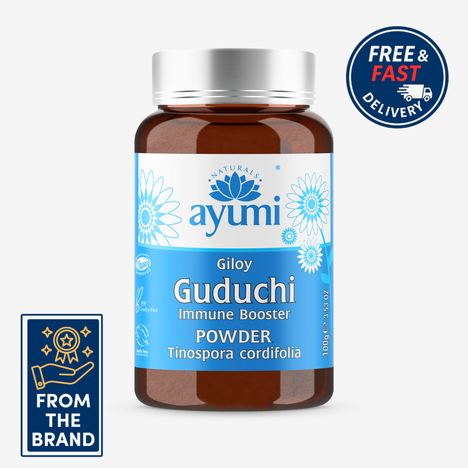 Ayumi Guduchi Powder | Immune system support | Detoxification | 100g