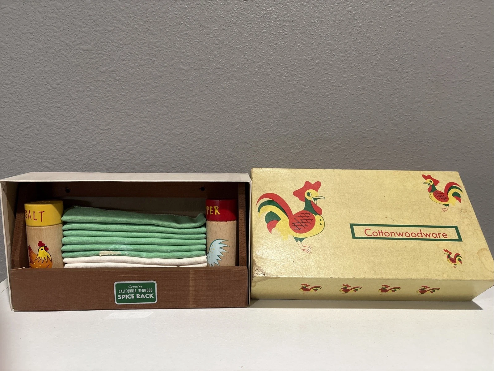 Rare Find* Cottonwoodware Spice Rack New In Box