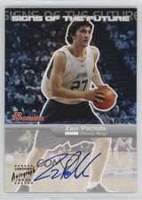 2003 Bowman Rookies & Stars Signs of the Future Zaza Pachulia #SFA-ZP Auto 05fy