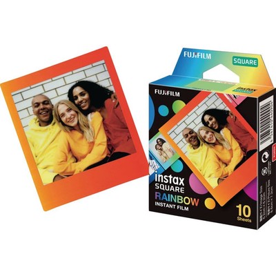 Fujifilm instax SQUARE Film Rainbow Sofortbildfilm (10 Bilder)