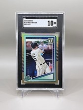 2025 Donruss Rated Prospect #115 Brock Wilken Gold #/10! SGC-10 GEM MINT!!