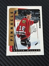 1997 Pinnacle Be a player auto 🏒 Kevin Miller #165 🏒 Blackhawks