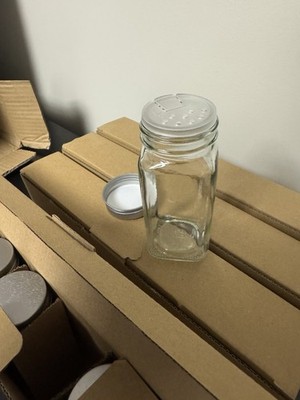 24 Spice Jars w Labels Set