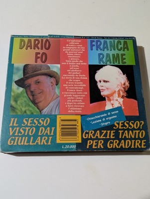 2 VHS DARIO FO Franca Kupfer NEU BLISTER Geschlecht von Giullari Hobby Work gesehen