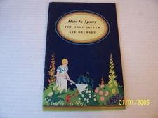 Vintage  Sherwin -Williams Brochure for GARDEN SPRAYING [INSECTICIDES] 1929