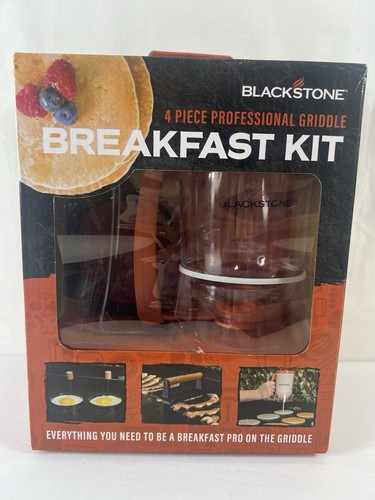 Blackstone 1543 Breakfast Kit 4pcs. 2 Egg Rings Bacon Press Batter Dispenser - Picture 6 of 6