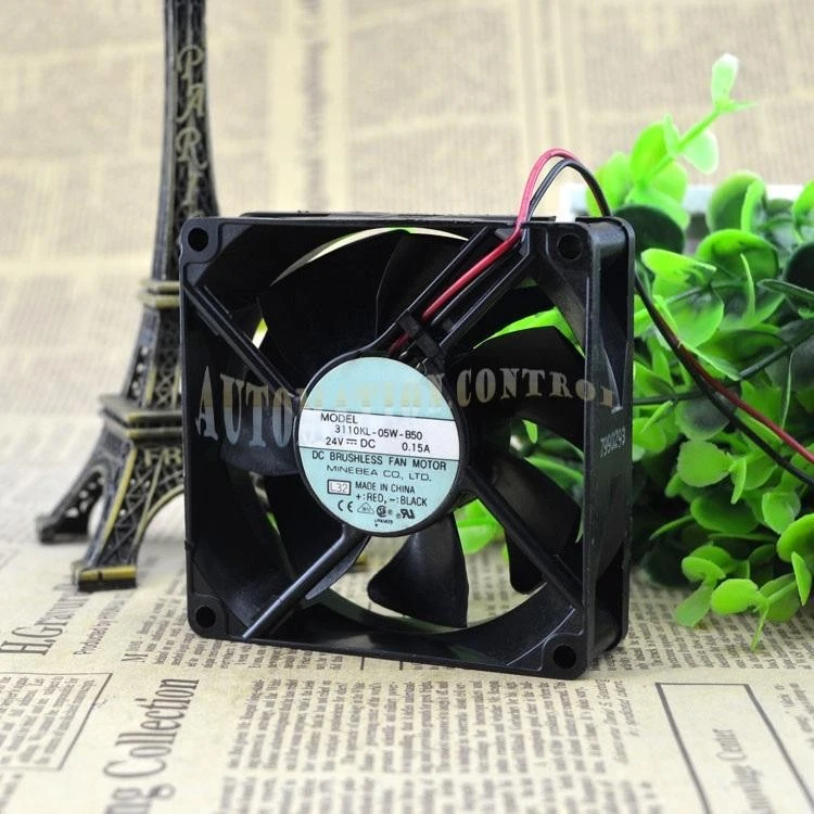 Für NMB 3110KL-05W-B50 8025 8cm DC 24V 0,15A Server Lüfter 2Pin
