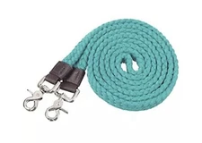 Tough 1 Pro Flat Cotton Roping Reins, 7 Ft