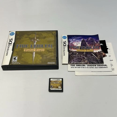 Fire Emblem: Shadow Dragon (Nintendo DS, 2009) Authentic CIB Complete in Box