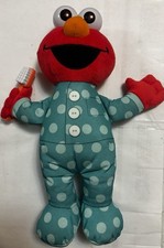 Sesame Street Brushy Brush Elmo Talking 12" Plush Stuffed Animal Toy 2019 Hasbro