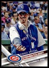 2017 Topps Series 1 First Pitch #FP-22 Stephen Colbert Chicago Cubs