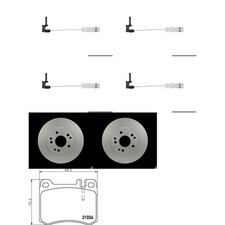 Kits de frein Mercedes 611
