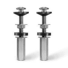 2Pcs Universal Toilet Seat Bolts Kit, Metal Heavy - Duty Toilet Tank Bolts, Toil
