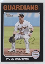 2024 Topps Heritage Short Print Black Border /50 Kole Calhoun #62 0t0b