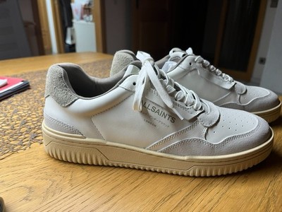 Sneakers ALLSAINTS Regan Low Top Gr. 43 weiss /grau  neu mit Etikett