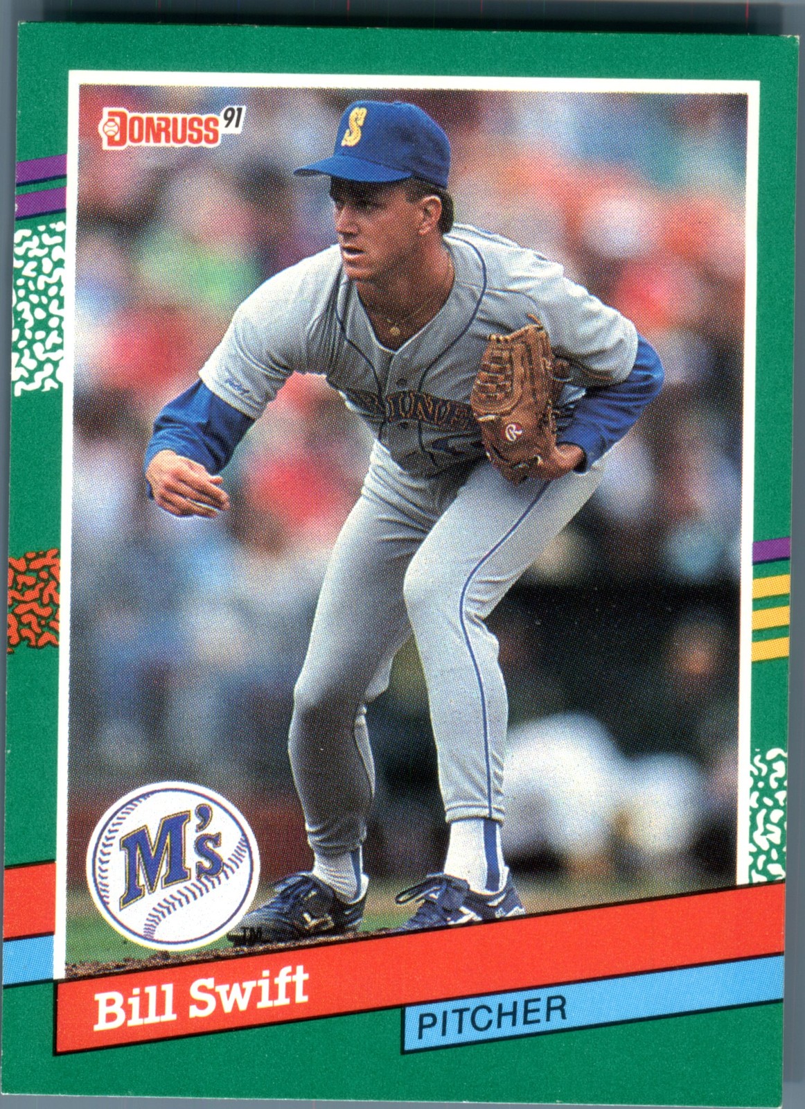 1991 Donruss Bill Swift #564 Seattle Mariners Pitcher MLB Baseball Card Series 2