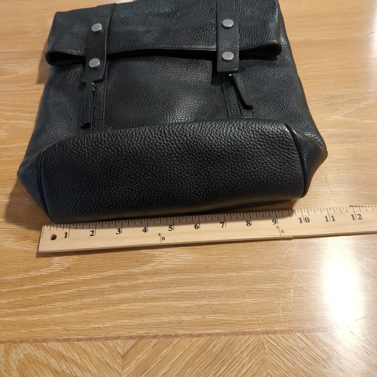 Treasure & Bond Black Pebbled Leather Convertible Backpack Tote Bag Treasure & Bond Nikki Leather Convertible | Mercari main image 3