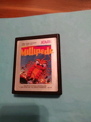 Fun Atari 2600 Game Millipede, Tested And Working
