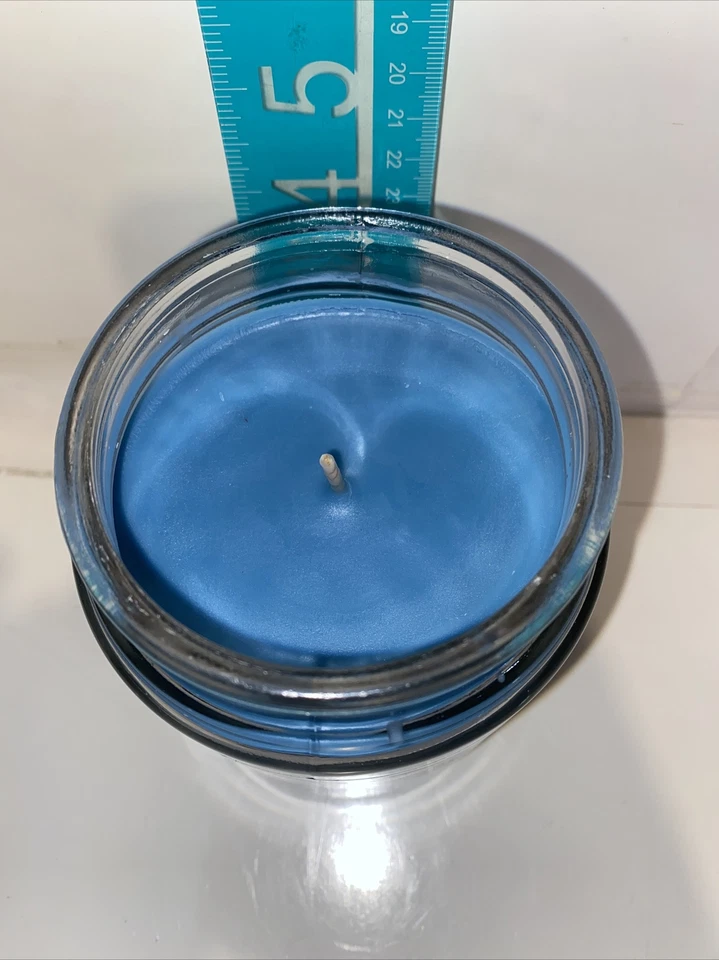 Large Scented Jar Candle OCEAN BLUE MIST 18 oz 110 Burn Time CANDLE LITE CO. - Image 2 of 2