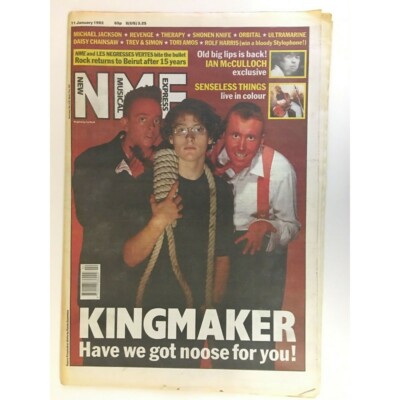 NEW MUSICAL EXPRESS NME MAGAZINE 11 JANUARY 1992  IAN McCULLOCH  LS