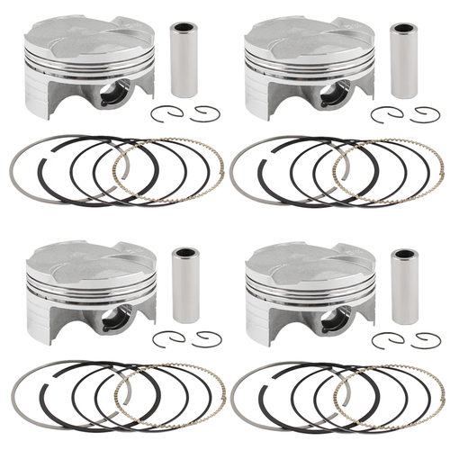 Honda Standard Piston Kit With Rings, Pin & Clips - For 01-13 XR100 CRF100, OEM Spec 13011-KN4-A61 / 13101-KN4-A60 - View #4